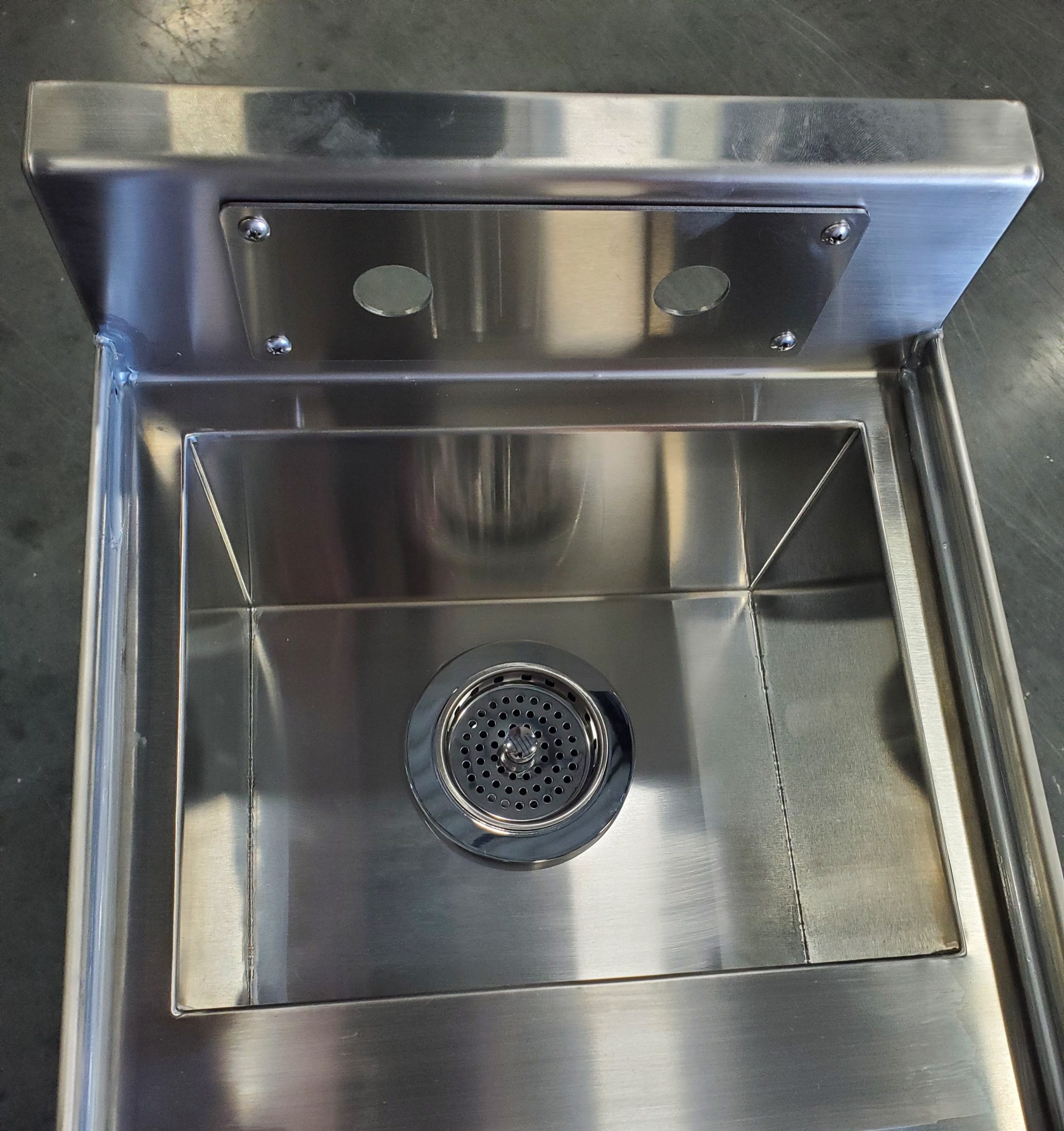 Stainless Steel Hand Sink - Poynter Sheet Metal